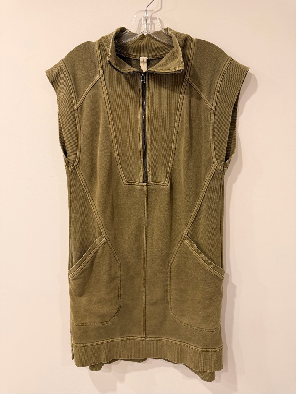 Anthropologie Daily Practice Meru Zip Front Mini Dress